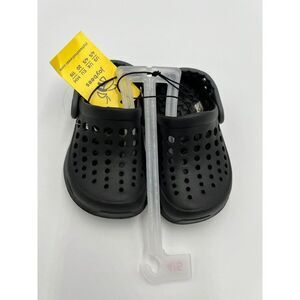 Brand New Joybees‎ Toddler Solid Black Slip On Water Shoes Size 4/5 For Summer